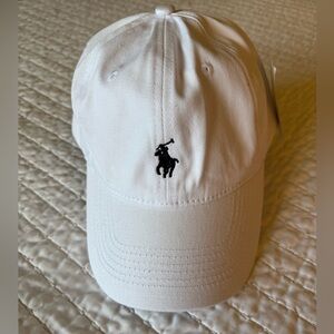 NWT: Polo Ralph Lauren White Cap